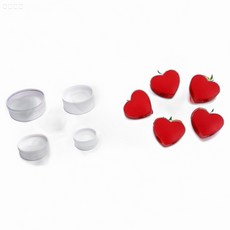 실리콘 하트 뜨개 바늘 스톱퍼 5P 핸드메이드용품 수공예품, 상세페이지 기재, 상세페이지 기재, 상세페이지 기재