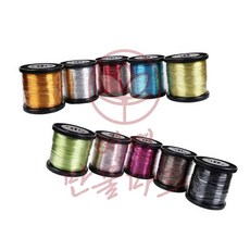 포비 칼라 와이어 공예철사 대용량 두께 1.2mm x 165M 썬라온, 색상, _빨강