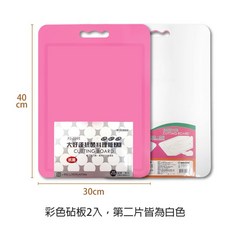 Hevluay 料理板 2入組 台灣製造 輕巧止滑 塑膠薄砧板 露營適用 多尺寸選擇, 1個