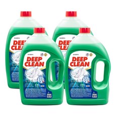 워시클리닉 딥클린 액체세제 2.5L x 4개 드럼/일반 겸용 베이킹소다함유 실내건조, 워시클리닉 딥클린 액체세제 2.5L x 4개 드럼 일반