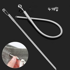 간편한 고무줄 바지 끈 끼우개, 4개, 기본
