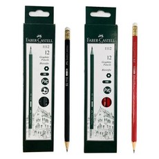 德國輝柏 Faber Castell GRIP 無毒石墨筆 111200/111202 素描鉛筆, 1個, 111200 HB 紅色(1盒12支)