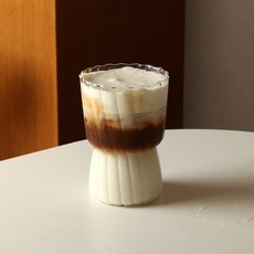 [파격사은품] 물결 내열유리 머그컵 텀블러, 4개, 325ml