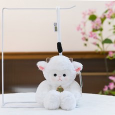 可愛公仔桌伴毛絨動物玩偶生日禮物擺件兒童娃娃陪伴公仔包包掛件, 22釐米0.15kg, 小羊