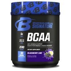 BODYBUILDING BCAA沖泡粉 黑莓萊姆口味, 黑莓酸橙, 1罐, 232g