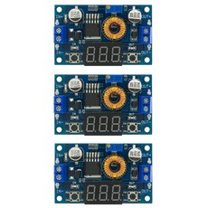 털보몰 DC 컨버터 LED 스텝다운 고출력 5A 75W 감압 컨트롤러 가변, 3개