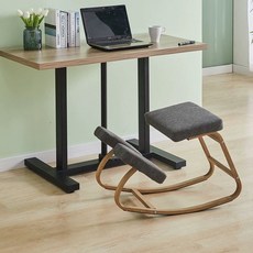 인체공학 컴퓨터 의자 학생용 공부 어린이 성인용, 1개, 그레이