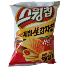 오리온 스윙칩 볶음고추장맛, 60g, 17개