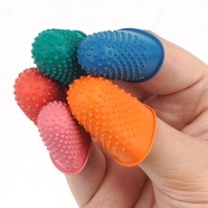 10개 골무 바느질 손가락 보호 재봉 퀼트 핸드메이드 도구 골무고무장갑, 핑크