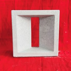 큐블럭 담장 디자인벽돌 파벽돌 시멘트 석고 실내 콘크리트 인테리어 세라믹 큐브블럭, 1개, 20x20x10cm 시멘트 양면 중간 구멍