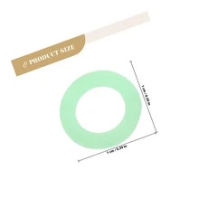 50Pcs 나이트 글로우 실리콘 텐트 스테이크 링 야외 안전 가시성 여행 예방을위한 형광 캠핑 액세서리 간편