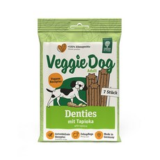 Green Petfood Veggie Dog 成犬潔牙棒 7入 德國製, 180g, 1個, 木薯