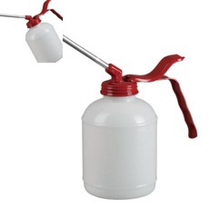 수동오일주입기 350ML 금속노즐 용기형 구리스펌프 수동오일펌프 구리스건 오일분배기 ats0371Tg, 단일