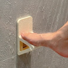 샤워편한 욕실용 발 페달, 크림화이트, 1개