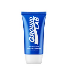 그라운드랩 내츄럴 라이트 남자 선크림 톤업 눈시림 없는 워터프루프, 1개, 50ml