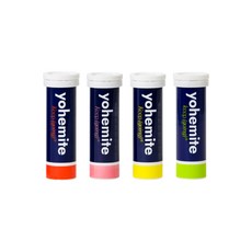 무설탕 이온음료 요헤미티 워터 네가지 맛 (4통/40정), 3.6g