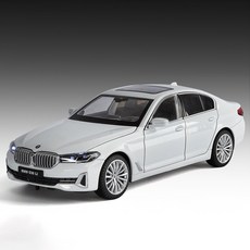 BMW 5시리즈 530Li 7세대 페이스리프트 1대24 1:24 자동차 미니카 모형 다이캐스트 꿈꾸는다락방, 화이트