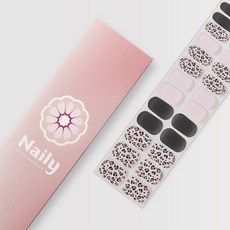 Naily 光療美甲貼片 豹豹黑, 1個, 美甲貼