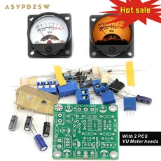 ASYPDZSW VU358 VU 레벨 LM358 오디오 계량기 드라이버 DIY 키트 완제품 보드 따뜻한 LED 계량기 헤드 포, 01 DIY Kit