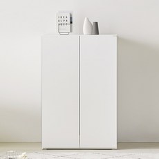 스칸디무드 커스트 미니 낮은 옷장 800, 화이트