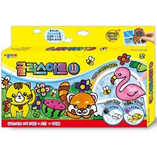 종이나라 글라스아트 11색 22ml 나라풀 8g 세트, 10개