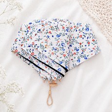 로르블랑 데일리 플라워 135g 깃털 UV차단 우양산 초경량 3단 양산