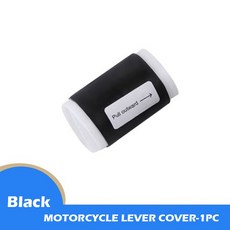 바이크 오토바이 고무 기어 레버 커버 범용 실리콘 기어 시프트 레버 페달 발판 고무 커버 보호 장비, [03] Black 1PC