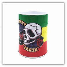 日本潮流時尚油桶菸灰缸個性迷你菸缸不鏽鋼汽油桶菸灰盅, 1個, 14號:一個