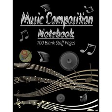 Music Notebook: Blank 100 Sheet Manuscript Paper for Musicians Songwriters & Students: Journal |, Music Notebook: Blank 100 Shee