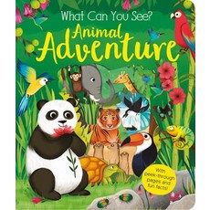 (영문도서) What Can You See: Animal Adventure Board Books, Tiger Tales, English, 9781680106497