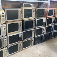 아날로그 TV 카메라 복고풍 웨딩 USB 포토존 촬영소품 14인치 TV / HDMI 지원, 1개, O. 임대 가능