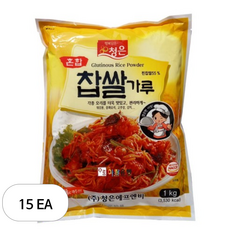 청은에프엔비 찹쌀가루, 1kg, 15개