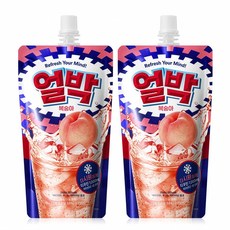 박카스 얼박 복숭아, 210ml, 40개