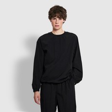 JAJU 남 탄탄 사각사각 긴팔 티셔츠 GREY/BLACK 652385