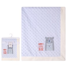 luvable friends 甜蜜寶貝 泡泡毯/安撫毯 藍色小熊