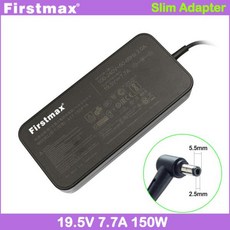 19.5V 7.7A 150W Power Adapter for Asus Laptop Charger PX503GE FX80GM, 03 No AC Cable