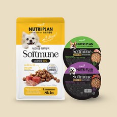 동원 뉴트리플랜 소프트뮨 화식 100g (2종 콤보) x 18개 + 뉴트리플랜 소프트뮨 피모1.2kg