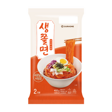 아워홈 새콤 달콤 생 쫄면, 2개, 432g