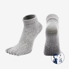 NicoFun 愛定做 2雙 分趾防滑瑜珈短襪 皮拉提斯止滑襪 運動襪 室內襪 超慢跑 2趾襪 女襪 22-24.5cm