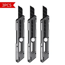 유틸리티 나이프 케이스 커터 6 In 1 다목적 스테인레스 개폐식 헤비 듀티 완벽방수 오프, 05 3 Knife