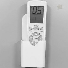 벽면 부착 자석 리모컨 거치대 마그넷 수납함 에어컨 티비 선풍기 조작기 보관, 1개