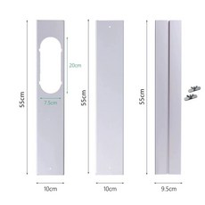 에어컨 창문 칸막이 가림막 보조샷시 판넬, 1, G. 55CM 싱글 홀 보드 3개  나사