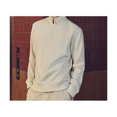 매장정품 TOPTEN 탑텐 남성) 브러쉬드 립 오버핏 하프 집업_MSE4TU1001 MSE4TU1001 631899