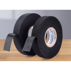 고온 내열 벨벳 케이블 테이프 자동차 엔진룸 배선 방진 소음 차단 8_벨벳32mmx25m, 1개