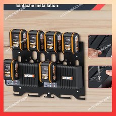 ABNR 다기능 벽걸이 브래킷 (위커스 20V 배터리 WA3551 WX372 3880 충전기용)