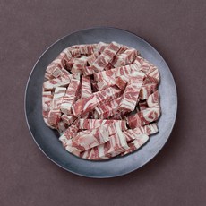 (배터짐) 캠핑가자! 숙성 양삼겹 깍두기 꼬치용 (일요일&당일발송), 양삼겹 꼬치용1kg, 1개