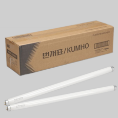 번개표 형광등 FL20SD/18 20W 주광색 1BOX/25개, 25개