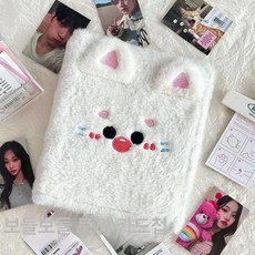 레인보우 귀여운 강아지 만화 민소매 고양이 동물, 7인치 1칸 10페이지, 1매, L78 플러시 버니