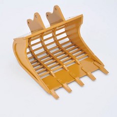 仿真格柵斗 挖斗 清淤斗 適用於匯納580 全金屬模型挖土機 篩斗, 1個