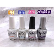 gelish harmony ph 固定 底層 免清上層 美甲凝膠, 1個